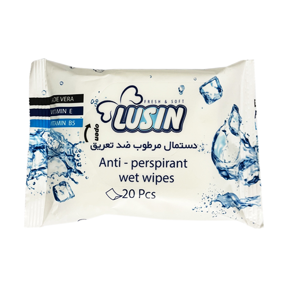 دستمال مرطوب ضد تعریق لوسین Fresh & Soft 